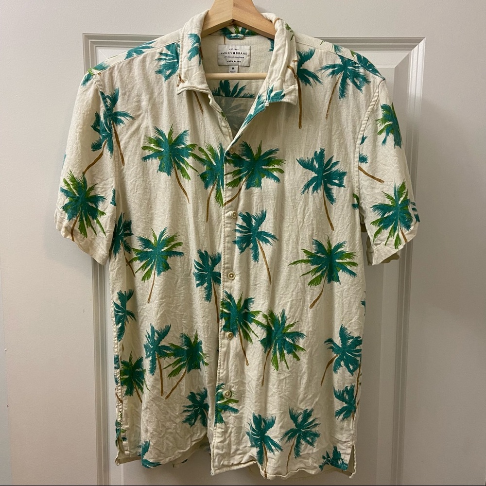 Men’s Lucky Brand Linen Button Down